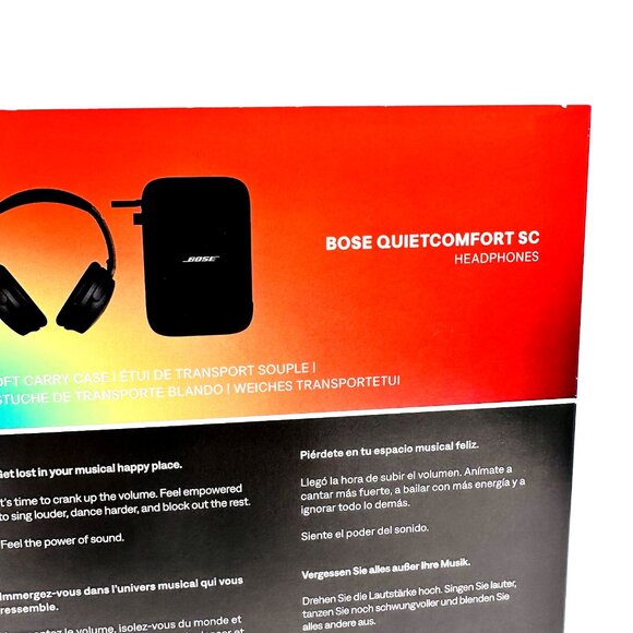 Bose QuietComfort SC Bluetooth Wireless Over-Ear Headphones - Black - New/Sealed - Picture 7 of 13